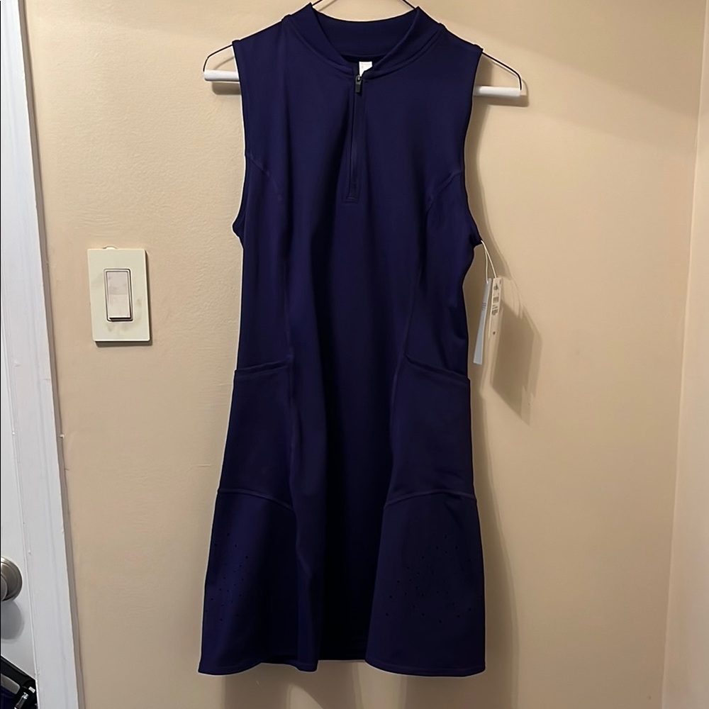 Zella strength performance dress with matching shorts in Blackberry size small.